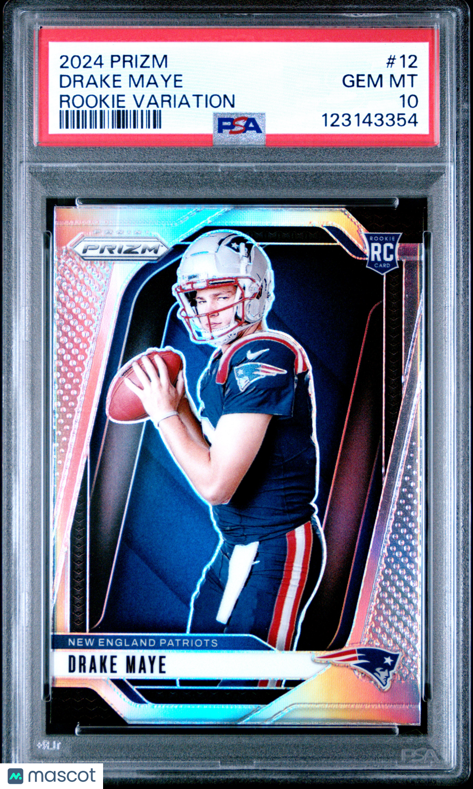2024 Prizm Drake Maye Rookie Variation PSA 10 RC