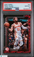 2025 Topps Trae Young Team Border PSA 10