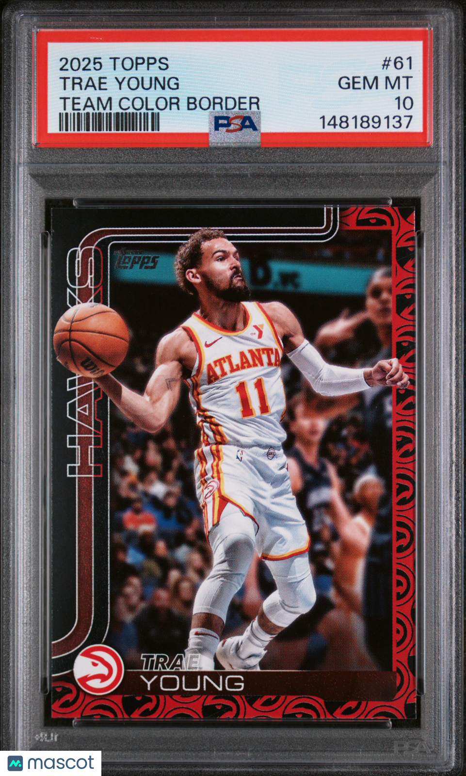 2025 Topps Trae Young Team Border PSA 10