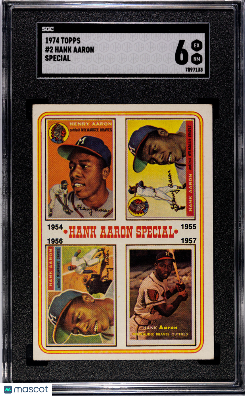 1971 Topps Hank Aaron Special SGC 6
