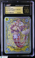 2025 One Piece Shirahoshi A Fist of Divine Speed EB01-057 SP Version CGC Pristine 10