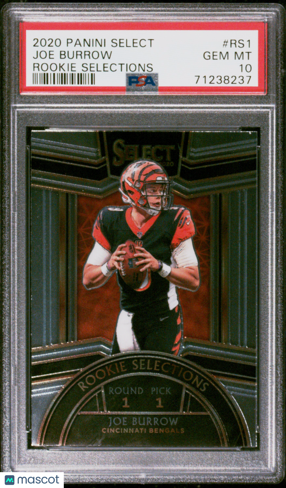 2020 Select Jor Burrow Rookie Selections PSA 10 RC