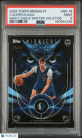 2025 Topps Midnight Cooper Flagg Rookie Night Owls Winter Solstice 25/35 PSA 9 RC 2025 Topps Midnight Night Owls Cooper Flagg #NO-16 Winter Solstice /35 PSA 9