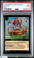 2024 Disney Lorcana EN 6 Stitch Foil PSA 9