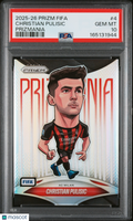 2025 Prizm FIFA Christian Pulisic Prizmania PSA 10