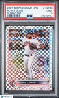 2022 Topps Chrome Update Royce Lewis Rookie X-Fractor 58/99 PSA 9 RC