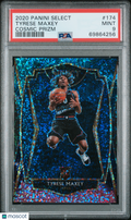 2020 Select Tyrese Maxey Rookie Premier Level Cosmic PSA 9 RC