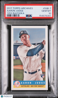 2017 Topps Archives Aaron Judge Rookie 1959 Bazooka PSA 10 RC