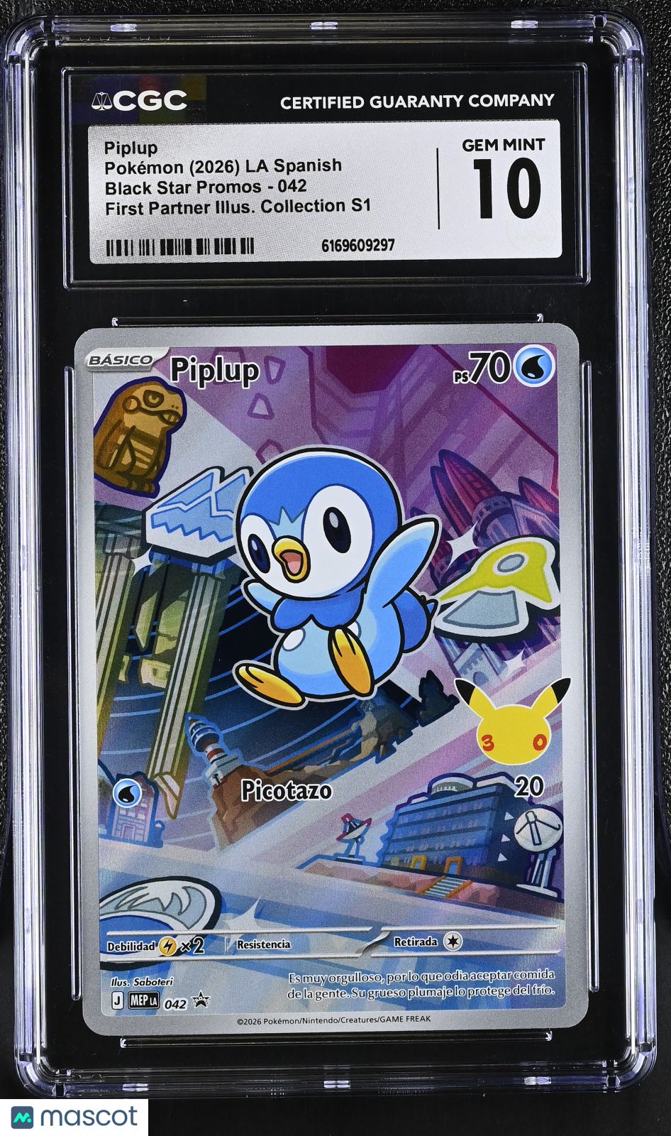 Pokemon Piplup 042 Promo CGC 10