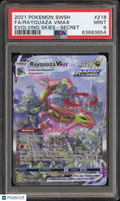 2021 Pokemon Sword & Shield Rayquaza VMAX Evolving Skies Secret PSA 9