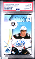 2024 Upper Deck SP Game Used Cutter Gauthier #278 Autograph PSA 10