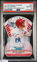 2013 Bowman Chrome Fit The Bill Autographs Bryce Harper #BH PSA 10