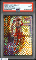 2020 Select Trae Young Unstoppable Gold 4/10 PSA 9