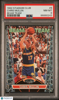 1992 Stadium Club Chris Mullin Beam Team PSA 8