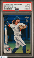 2020 Ben Baller Chrome Bo Bichette #150 Blue Refractor / PSA 10