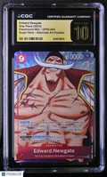 2023 One Piece Edward.Newgate Paramount War OP02-004 Alternate CGC Pristine 10