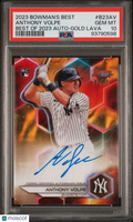 2023 Bowman's Best Anthony Volpe Best Of 2023 Auto Gold Lava PSA 10