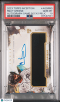 2023 Topps Inception Riley Greene Rookie Patch Auto RPA 2/25 PSA 10 RC