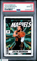 2024 Donruss Jalen Brunson Net Marvels PSA 10