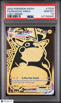 2022 Pokemon SWSH FA/Pikachu VMax Lost Origin PSA 10