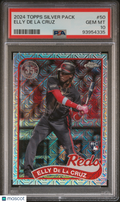 2024 Topps Silver Pack Elly De La Cruz Rookie PSA 10 RC