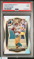 2020 Panini Select Jordan Love #147 Silver Prizm PSA 9