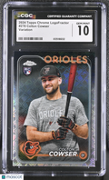 2024 Topps Chrome Logofractor Colton Cowser Rookie Image Variation CGC 10 RC