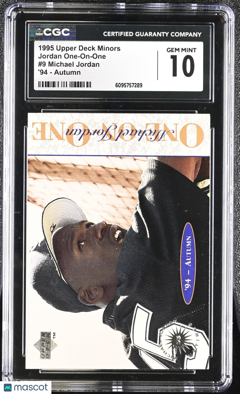 1995 Upper Deck Minors Michael Jordan Autumn CGC 10