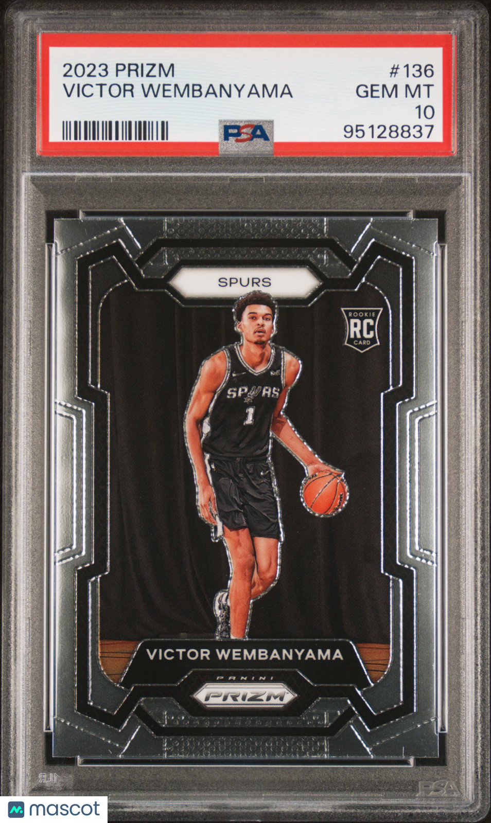 2023 Prizm Victor Wembanyama Rookie PSA 10 RC
