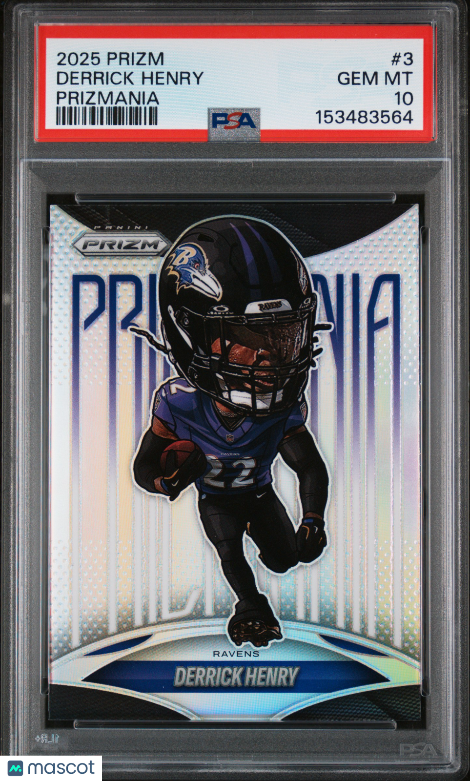2025 Prizm Derrick Henry Prizmania PSA 10