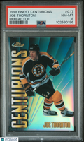 1998 Finest Centurions Joe Thornton #C17 Refractor PSA 8