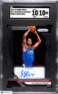 2018 Panini Prizm Shai Gilgeous-Alexander #RS-SGA Rookie Sigs. SGC 10 Auto 10