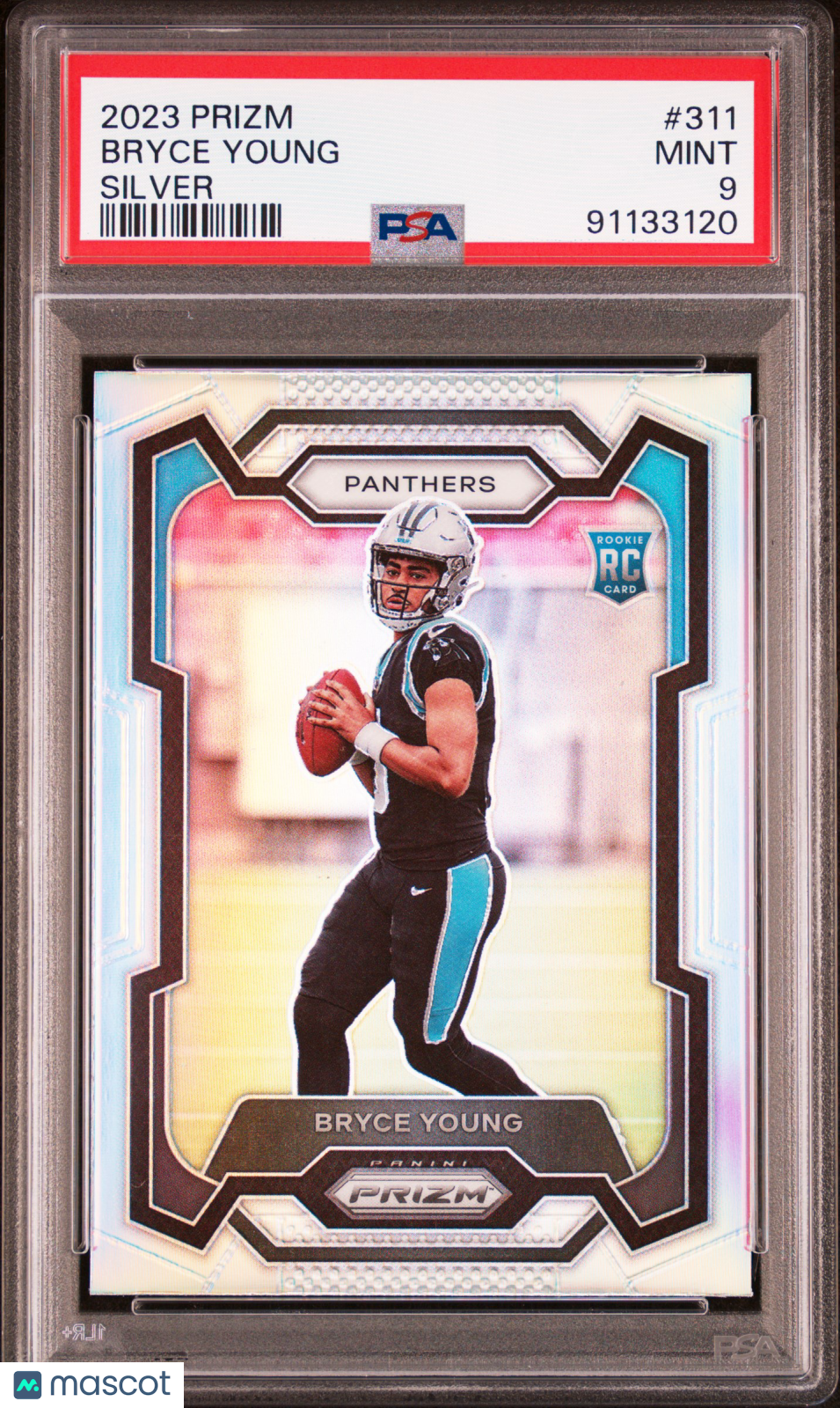 2023 Prizm Bryce Young Rookie Silver Prizm PSA 9 RC