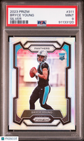 2023 Prizm Bryce Young Rookie Silver Prizm PSA 9 RC