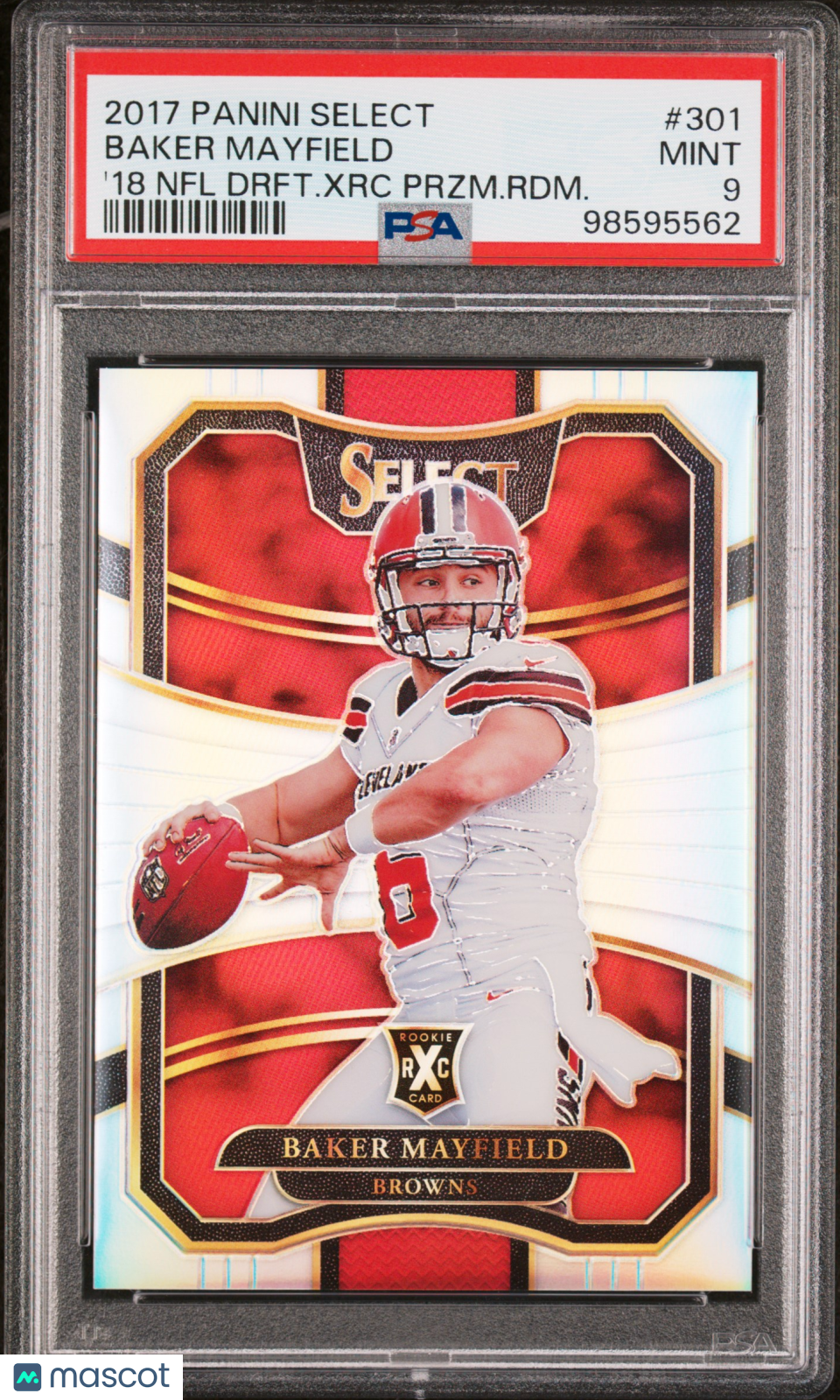 2017 Panini Select Bakrer Mayfield Rookie XRC PSA 9 RC