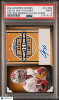 2024 Sports Heroes Jaxon Smith-Njigba Colleg Heroes Au-GLD SHMR PSA 9