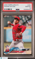 2018 Topps Update Shohei Rookie PSA 10 RC