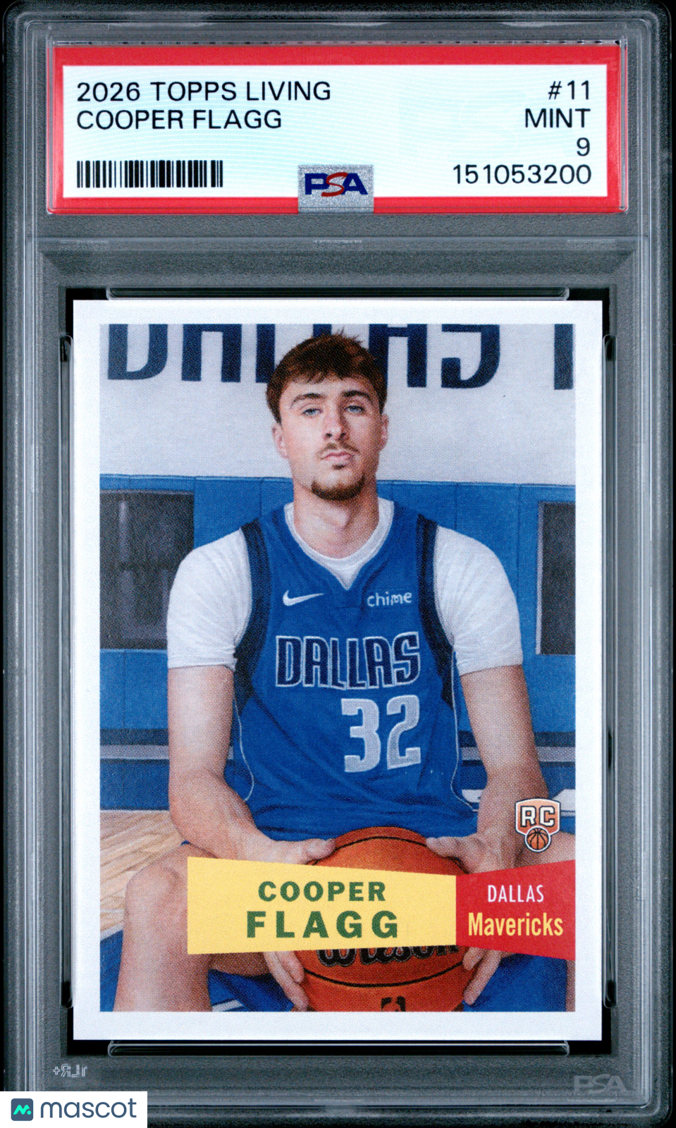 2026 Topps Living Cooper Flagg Rookie PSA 9 RC