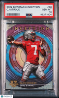 2022 Bowman University Inception CJ Stroud #88 PSA 10