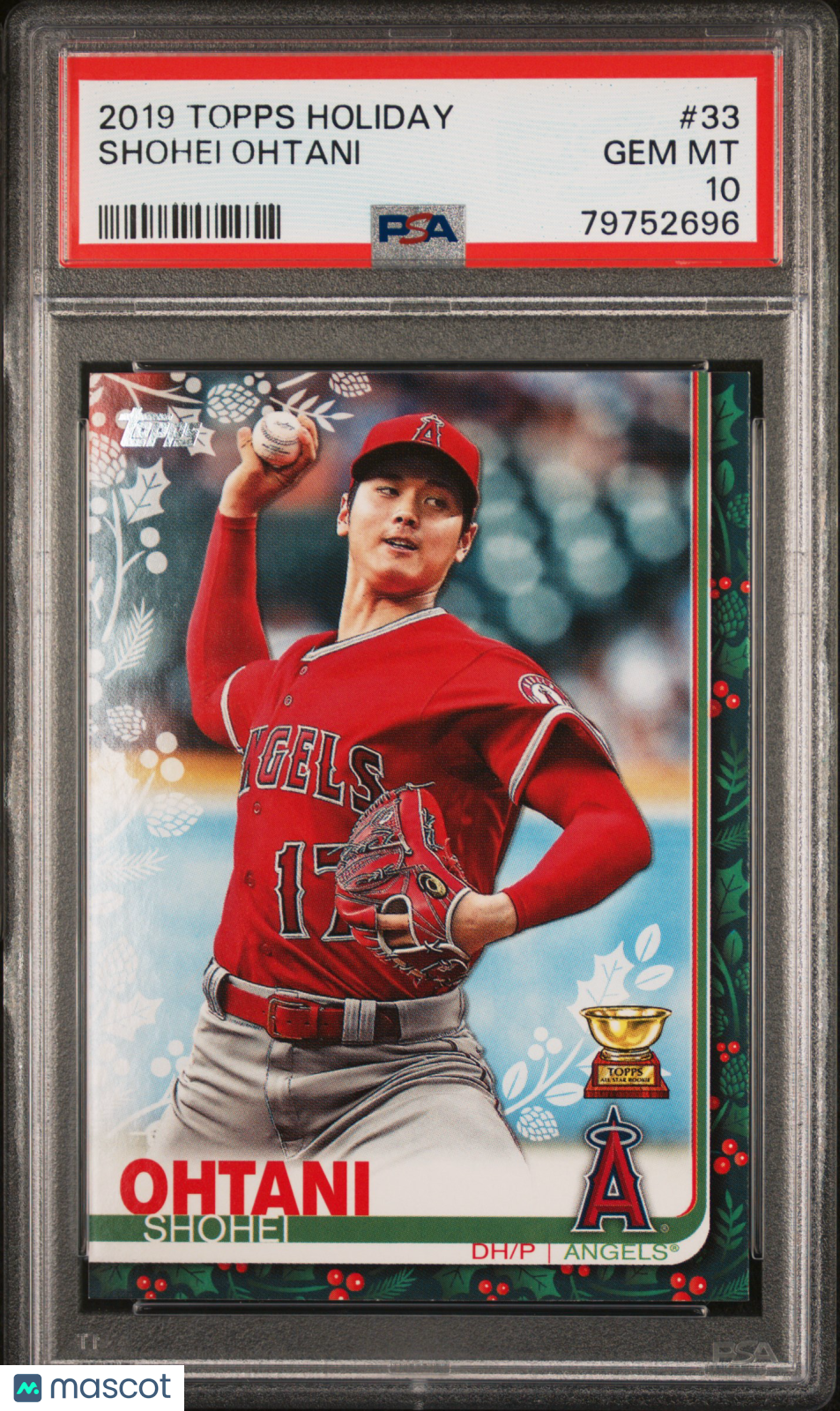 2019 Topps Holiday Shohei Ohtani PSA 10
