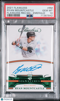 2021 Flawless Ryan Mountcastle Rookie Emerald Auto 2/5 PSA 10 RC