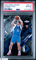 2025 Topps Chrome Cooper Flagg Rookie Go Time PSA 10 RC