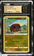 Pokemon Radiant Charjabug 051/159 CGC Black Label 10