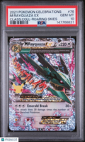 2021 Pokemon Celebrations M Rayquaza EX Classic Collection Roaring Skies PSA 10