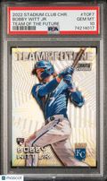 2022 Stadium Club Chrome Bobby Witt Jr. Rookie Team of the Future PSA 10 RC