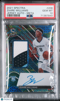 2021 Spectra Ziaire Williams Rookie Patch Auto RPA Meta 2/25 PSA 10 RC