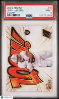 2023 Zenith Josh Jacobs Zoom! PSA 9