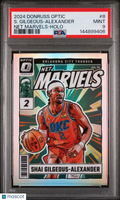 2024 Donruss Optic Shai Gilgeous-Alexander Net Marvels Holo PSA 9