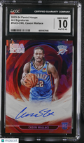 2023-24 NBA Hoops Cason Wallace Rookie Hoops Art Auto CGC 10 Auto 10 RC