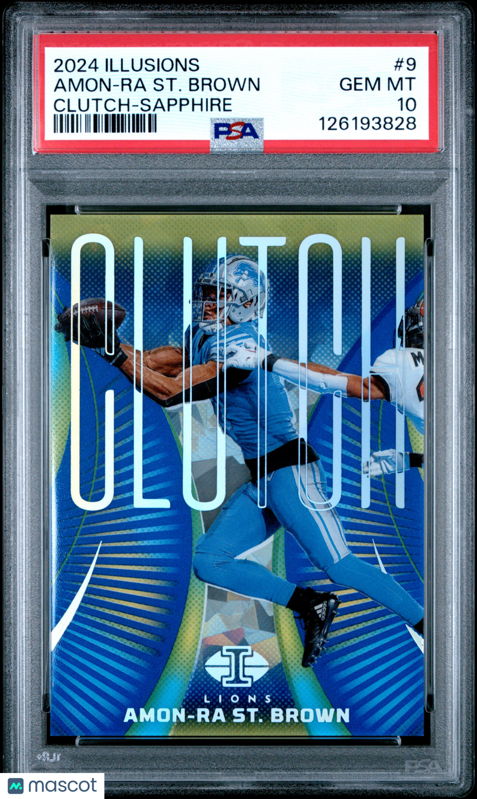 2024 Illusions Amon-Ra St. Brown Clutch Sapphire PSA 10